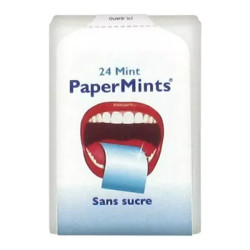 PaperMints 24 hojas de menta sin azúcar
