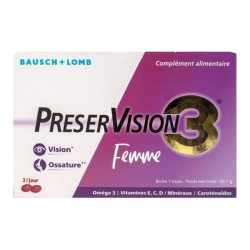 Baush + Lomb PreserVision 3 Mujer caja de 60 cápsulas