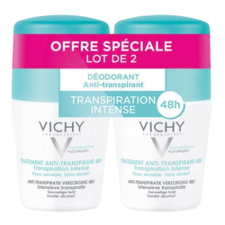 Vichy desodorante Anti ,transpirante 48h transpiración intensa lote de 2x50ml