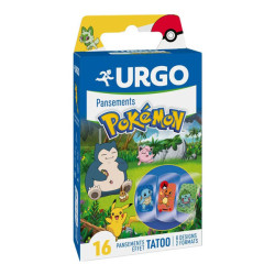 Urgo Pokémon 16 tiritas efecto tatuaje