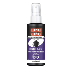 cinco de cinco textil repelente de chinches 50 ml