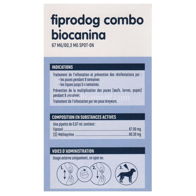 Fiprodog Combo Biocanina...