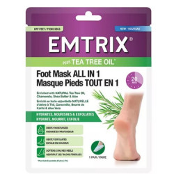 Mascarilla para pies todo en uno Emtrix