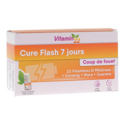Vitamin'22 Cure Flash 7 días sabor naranja 7 monodosis 30ml
