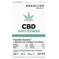 Granions CBD Antiestrés 30 comprimidos