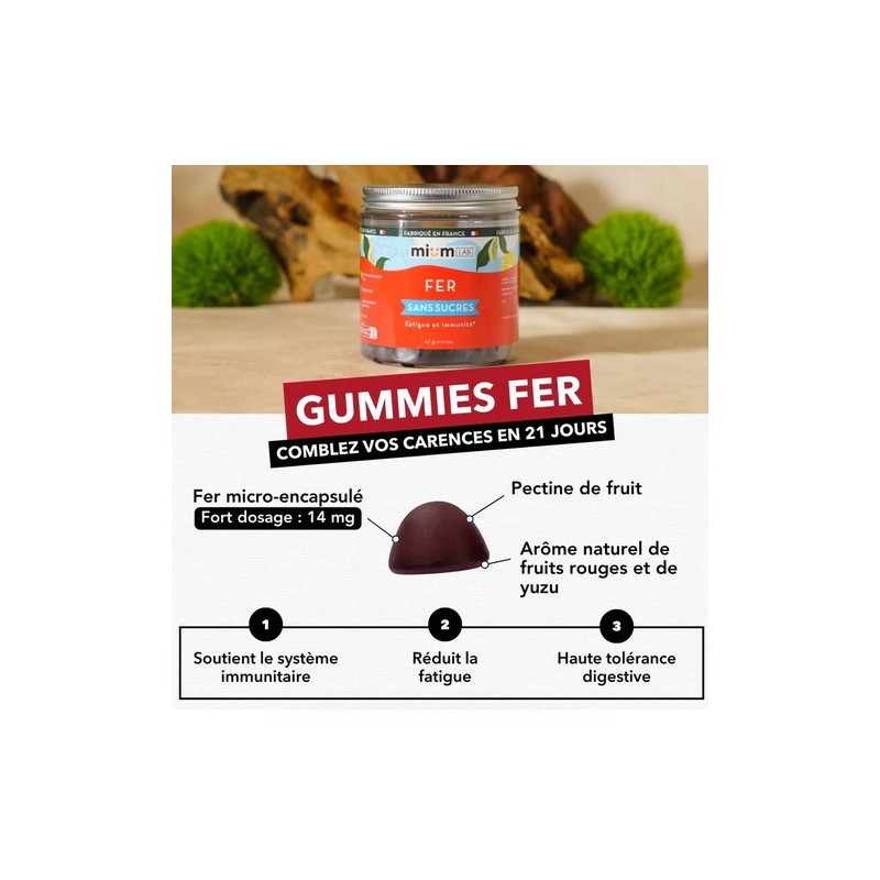 Mium Lab Fer 42 gominolas...