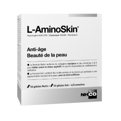 Nhco L-aminoskin antiedad 56 cápsulas por la mañana + 56 cápsulas por la noche