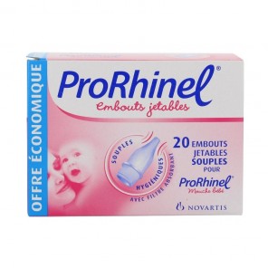 ProRhinel Puntas blandas desechables para moscas de bebés x 20