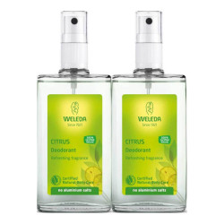 Weleda desodorante cítrico set de 2 x 100ml