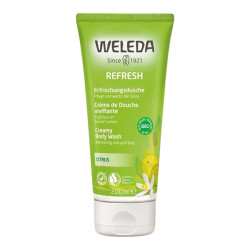 Weleda Refresh crema de ducha orgánica tonificante de cítricos 200ml