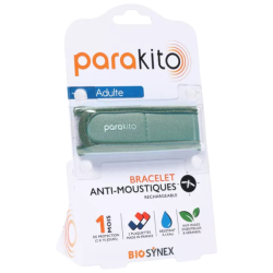 Pulsera antimosquitos recargable Parakito - Caqui