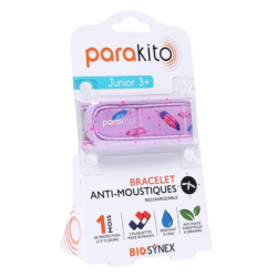 Parakito pulsera repelente de mosquitos recargable junior - Plumas