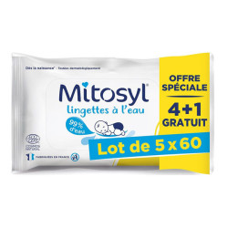 Mitosyl toallitas húmedas paquete de 5 x 60