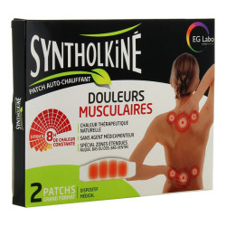 SyntholKiné dolor muscular 2 parches térmicos