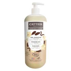 Cattier gel douche sans sulfate à l'aloe vera parfum fruits des bois bio 1L
