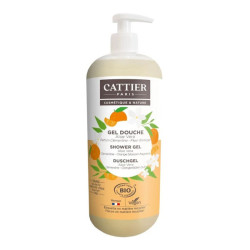 Cattier gel douche sans sulfate à l'aloe vera parfum fruits des bois bio 1L
