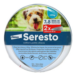 Elanco Seresto grand chien antiparasitaire lot de 2 colliers