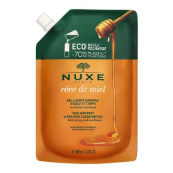 Nuxe Rêve de miel gel limpiador supergraso eco-refill 400ml