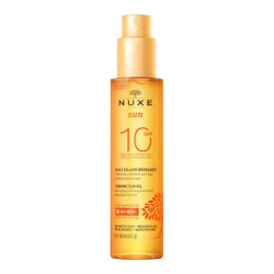 Nuxe Sun baja protección solar aceite bronceador para cara y cuerpo SPF10 - 150ml