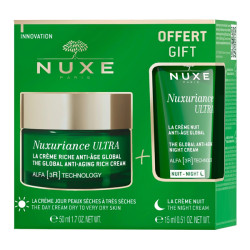 Nuxe Nuxuriance Ultra Anti-Âge Global crème riche 50ml & crème nuit 15ml