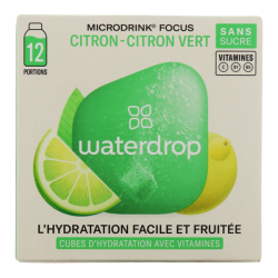 Waterdrop Microdrink Focus limón - lima 12 porciones de envase