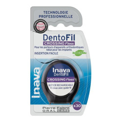 Inava DentoFil Crossing Floss 30 hilos dentales