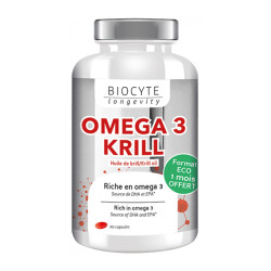 Biocyte Longevity Omega 3 Krill 90 cápsulas