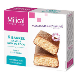 Milical hyperprotein coco 6 barritas