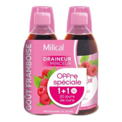 Escurridor Milical Ultra Frambuesa 2x500ml