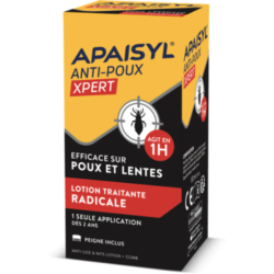 Apaisyl Xpert loción antipiojos y liendres 100ml + peine