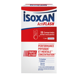 Isoxan actiflash sabor naranja 28 comprimidos efervescentes