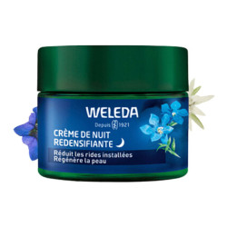 Weleda crema de noche redensificante Genciana azul y Edelweiss bio 40ml