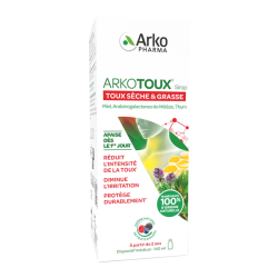 Arkopharma arkotoux jarabe sabor frutos rojos 140ml