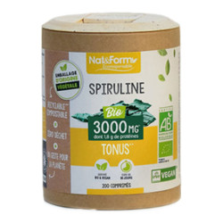 Nat&form espirulina bio 200 comprimidos