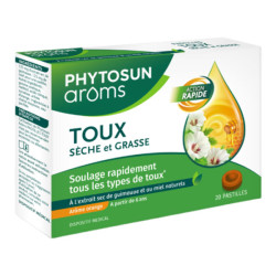 Phytosun Arôms tos seca y grasa 20 pastillas para chupar