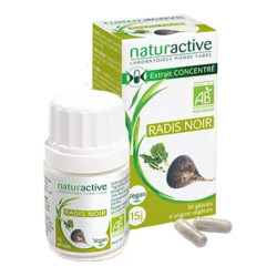 Naturactive rábano negro ecológico 30 cápsulas